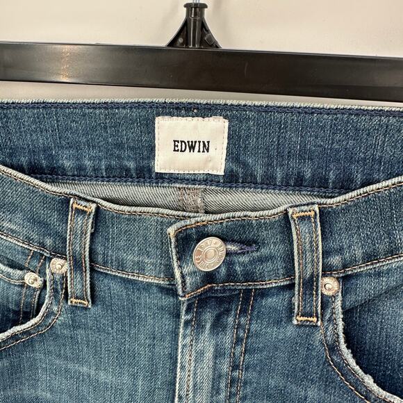 EDWIN Bree Straight Leg Denim Jean // 00 / 24 - Picture 9 of 14
